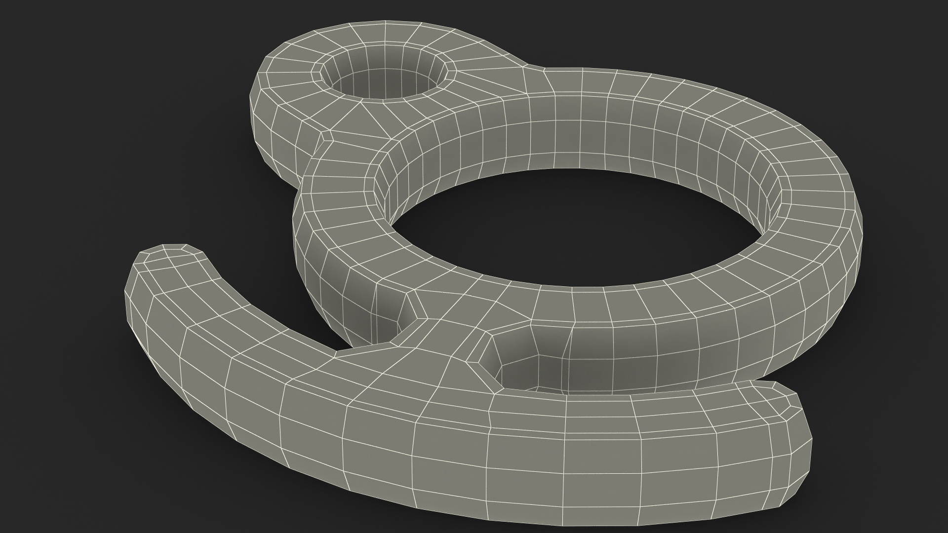 Steel Climbing Descender 3D model