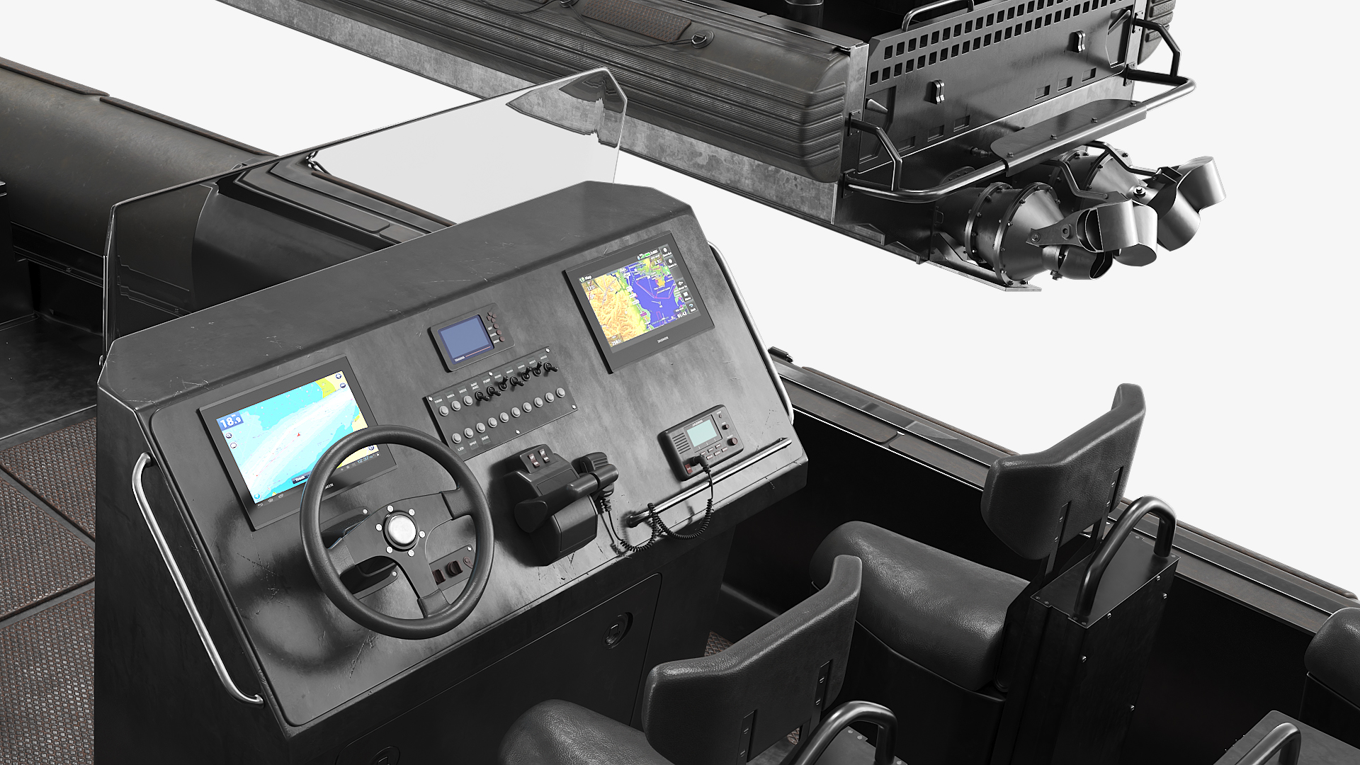 Zodiac Hurricane Military Boat, view 10