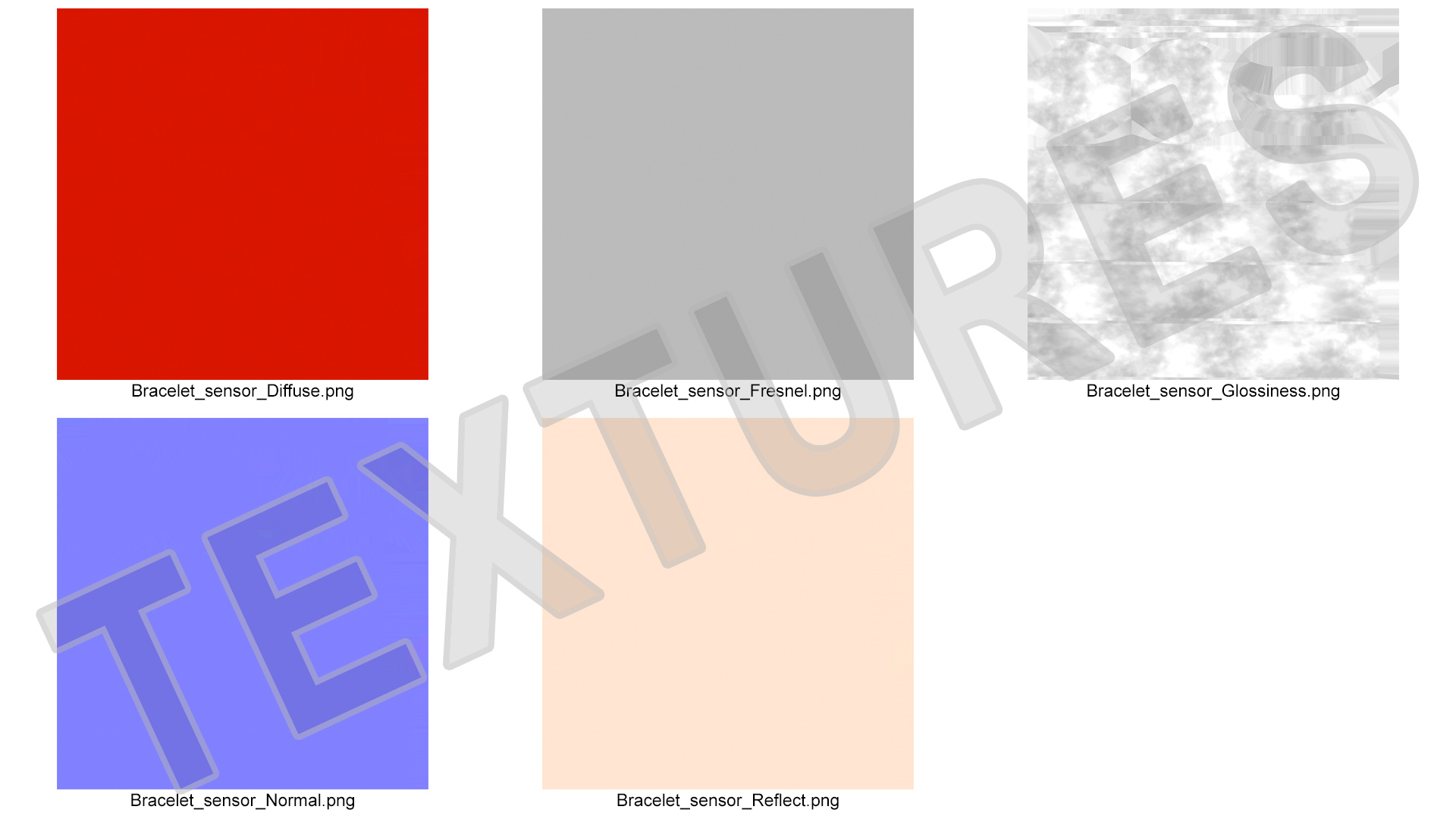 3D RFID Silicone Wristband model