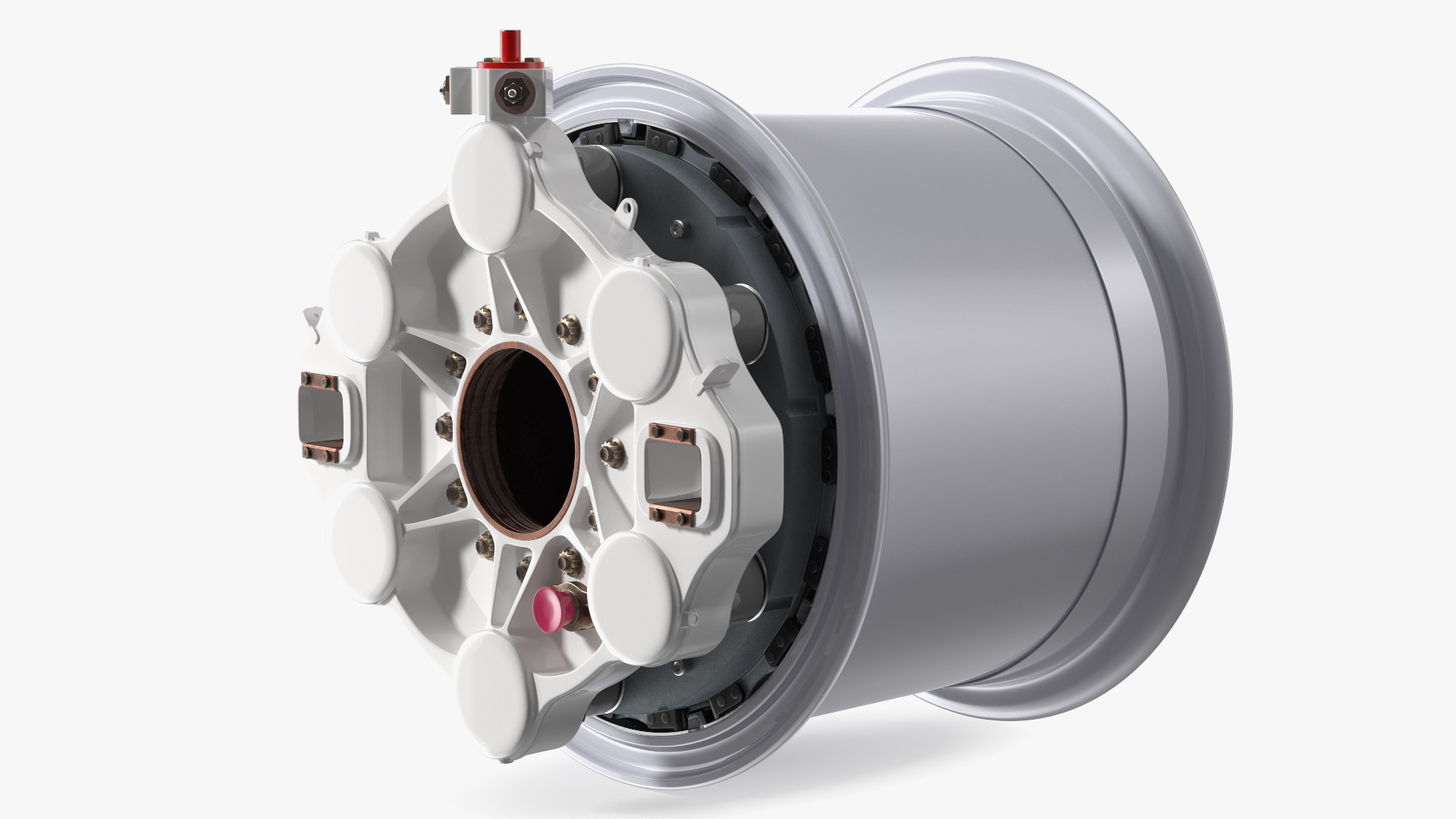 3D model Boeing 737 Aircraft Wheel Rim Disk with Brake