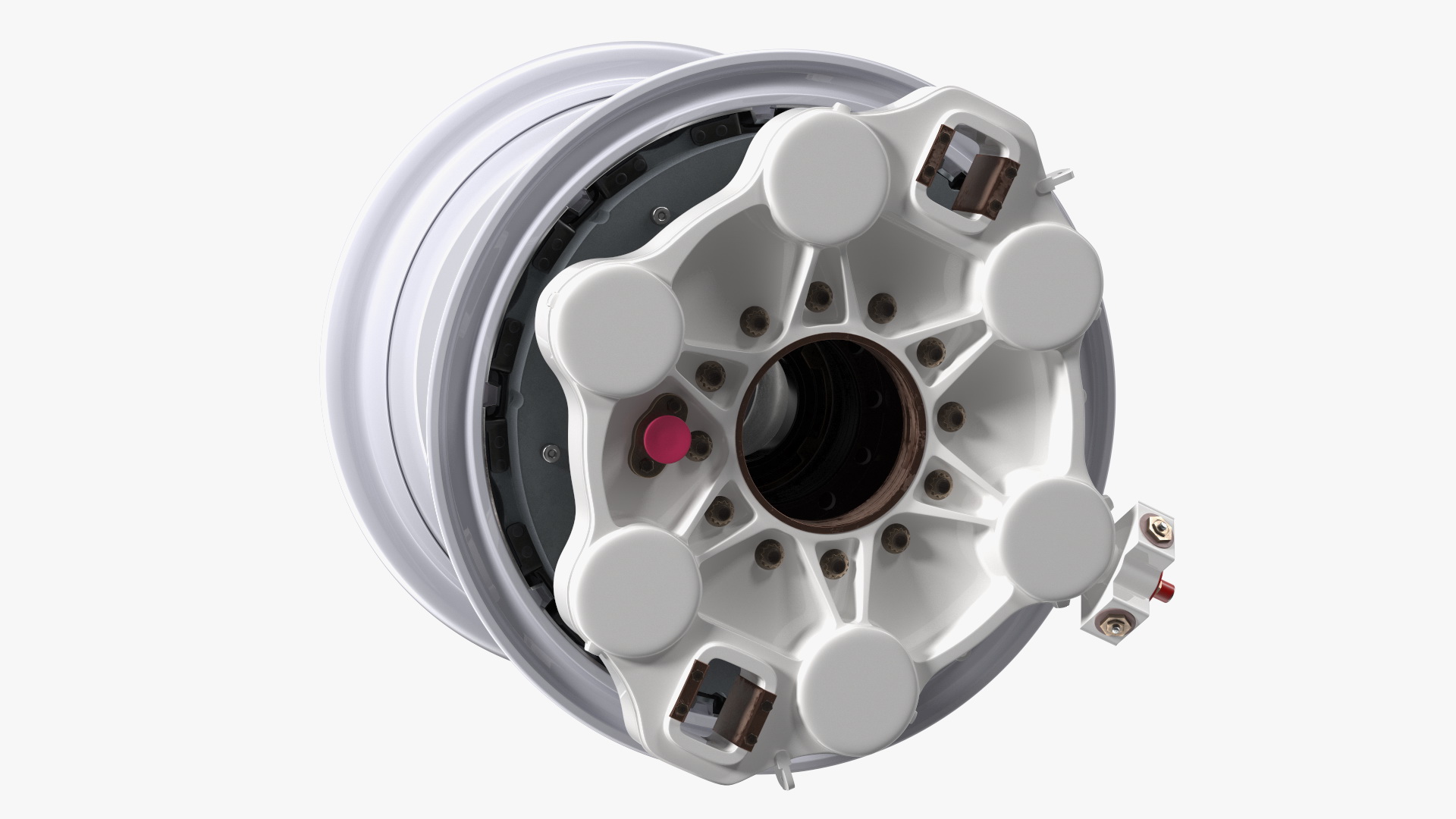 3D model Boeing 737 Aircraft Wheel Rim Disk with Brake