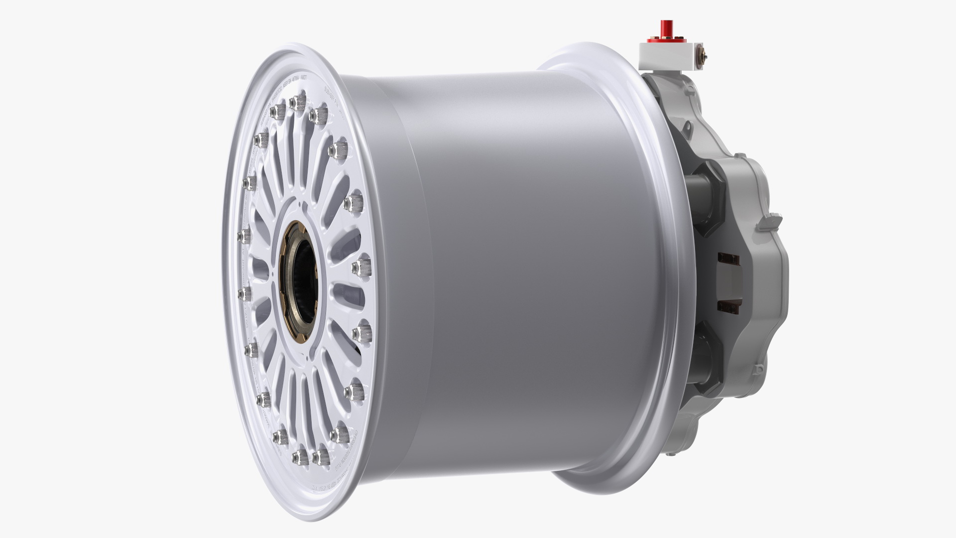 3D model Boeing 737 Aircraft Wheel Rim Disk with Brake