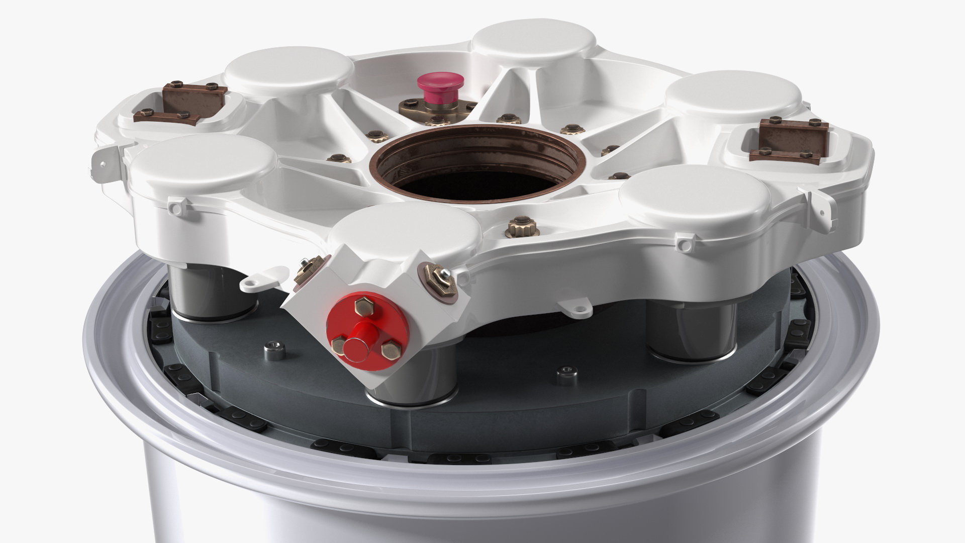 3D model Boeing 737 Aircraft Wheel Rim Disk with Brake