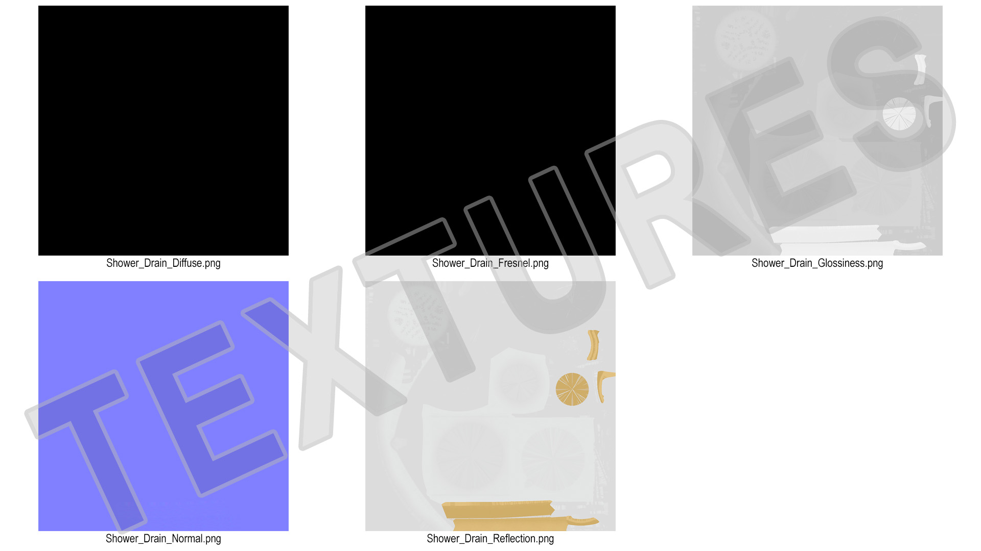 3D model Shower Drain for Bathroom