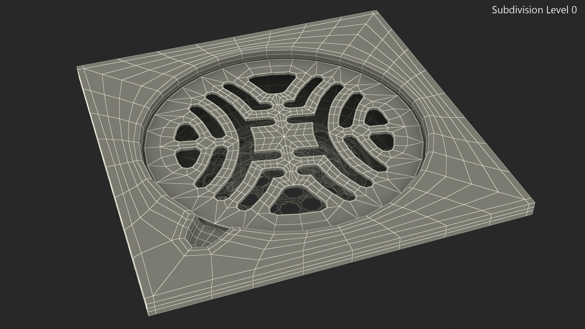 3D model Shower Drain for Bathroom
