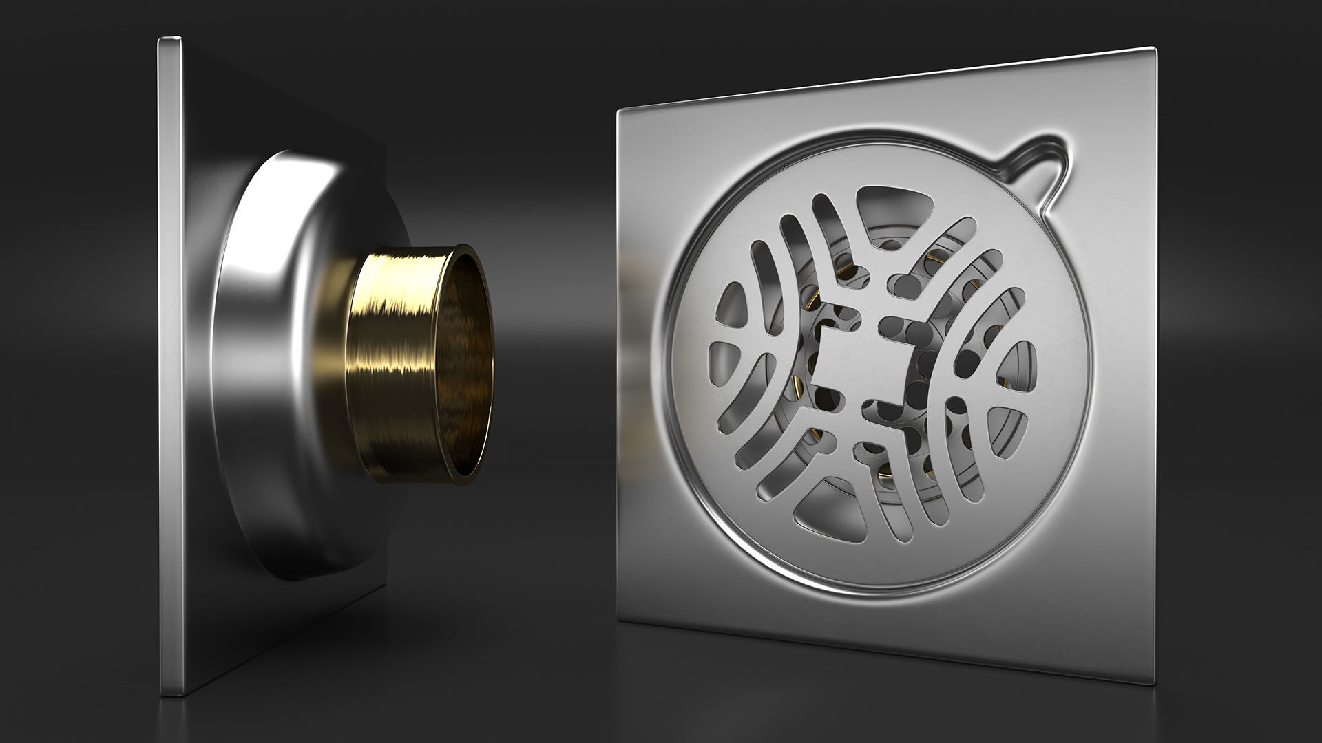 3D model Shower Drain for Bathroom