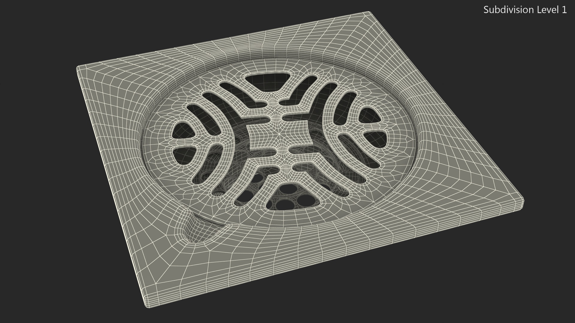 3D model Shower Drain for Bathroom