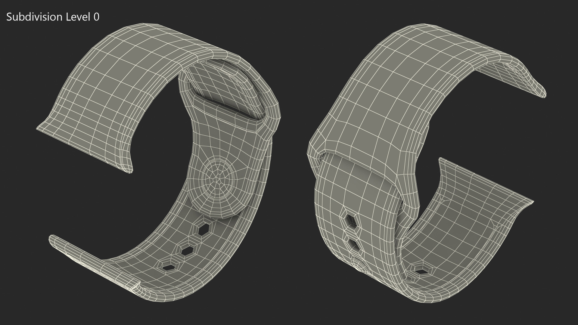 Sport Yellow Band 3D