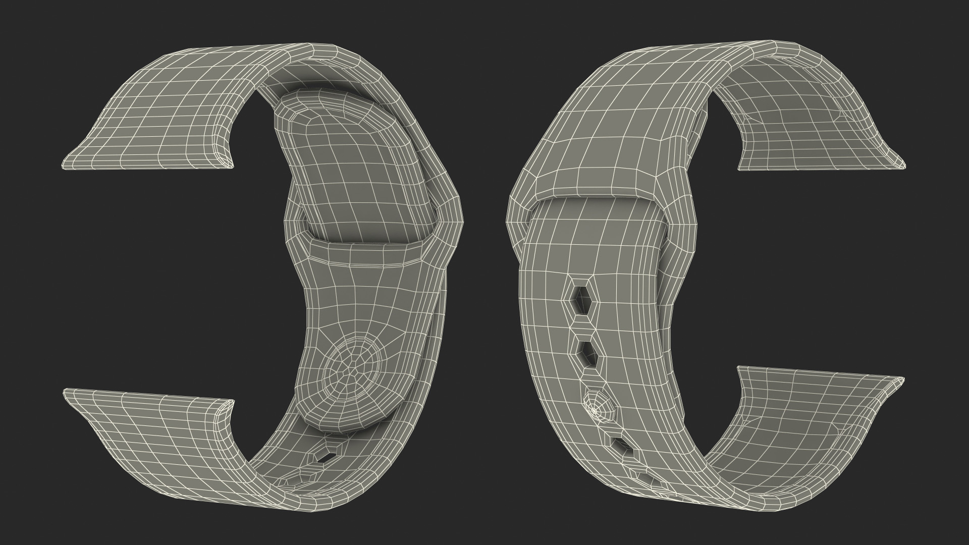 Sport Yellow Band 3D