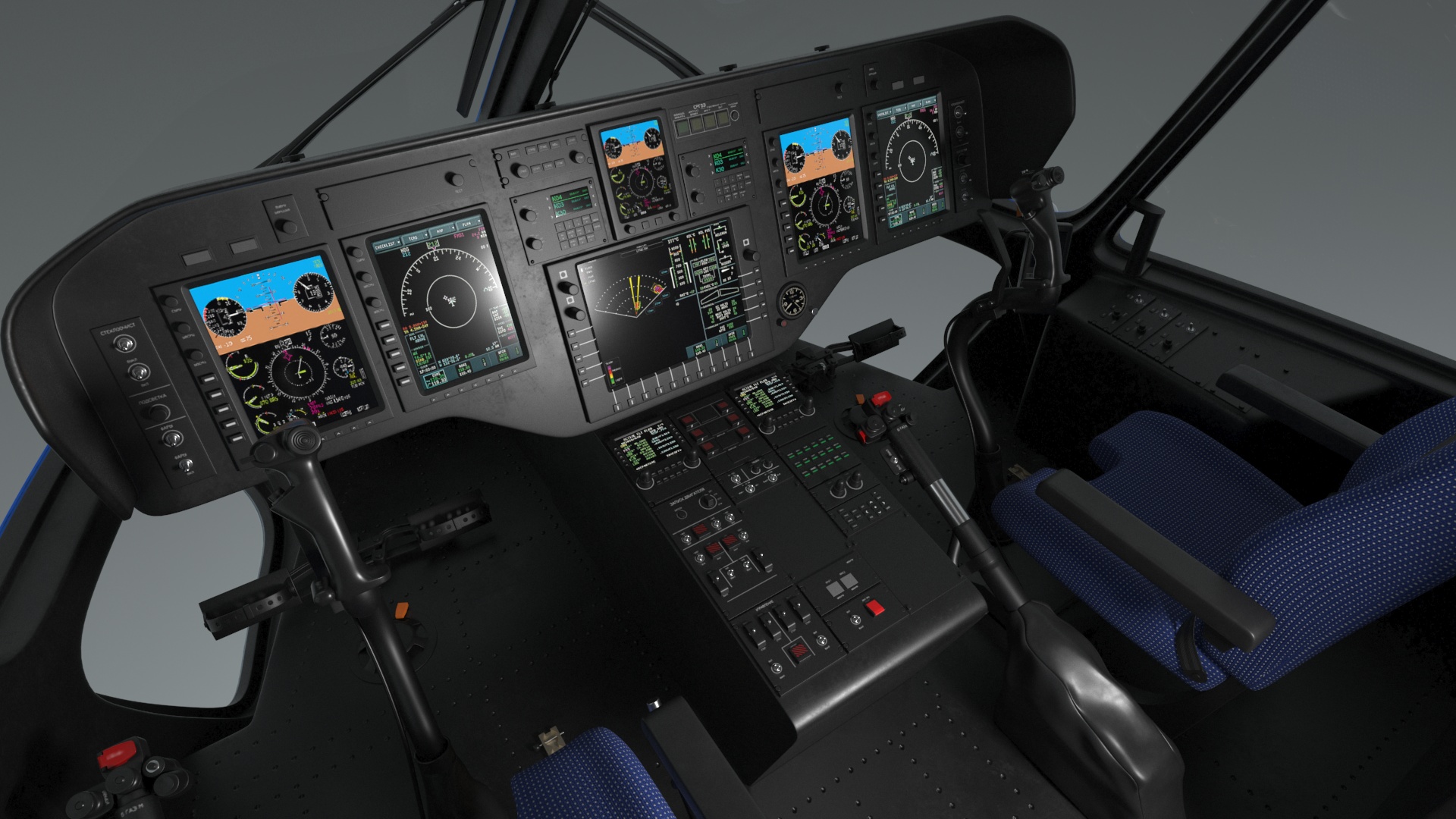 Interethnic Helicopter MI-171 A3 Blue 3D