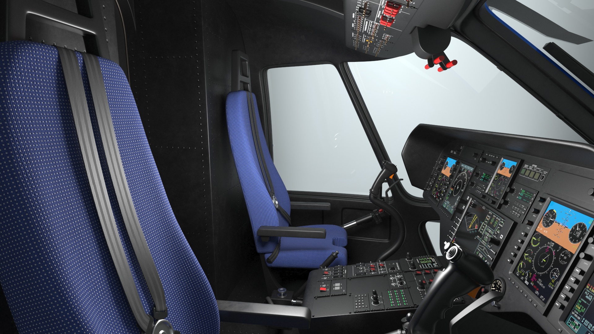 Interethnic Helicopter MI-171 A3 Blue 3D