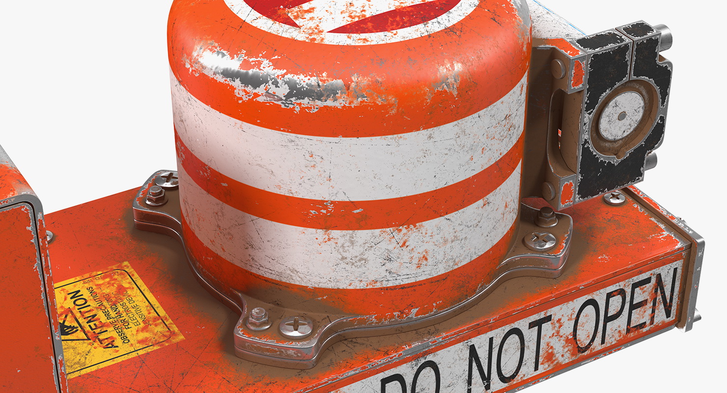 3D Black Box Flight Recorder Crashed model