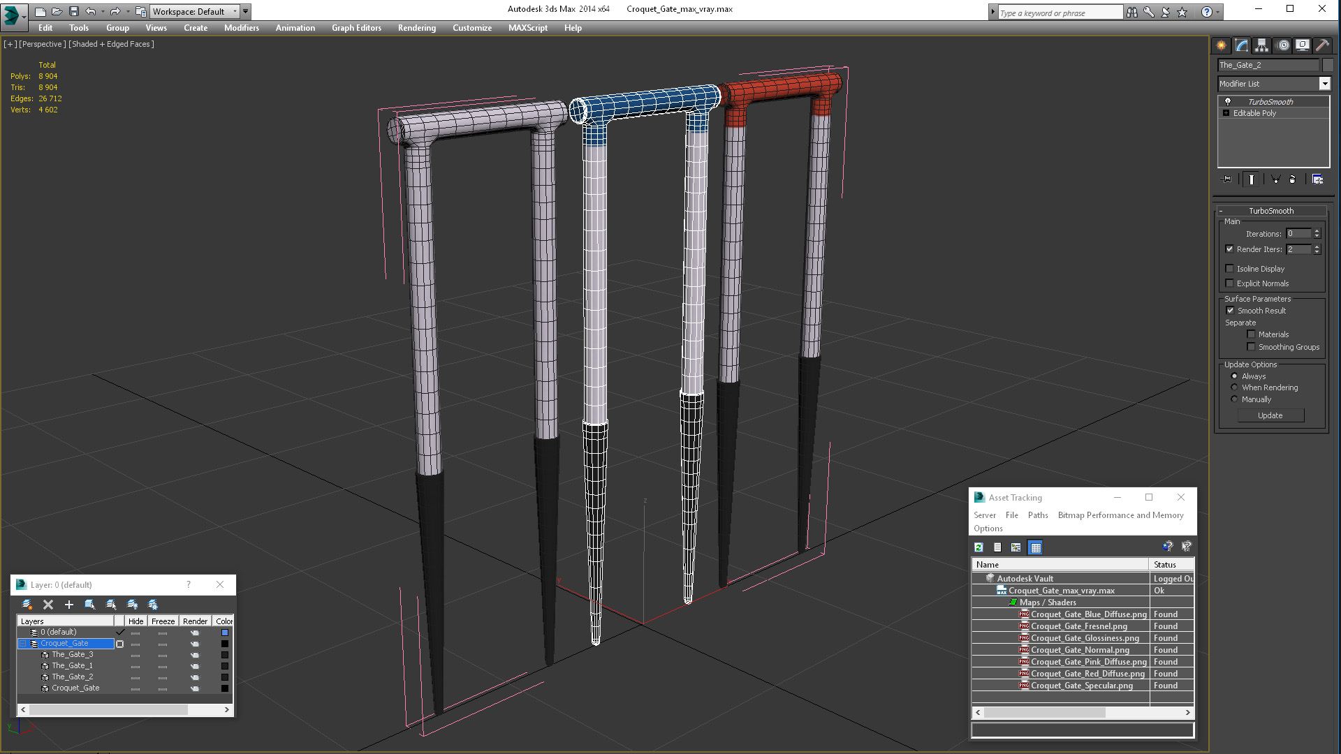 Croquet Gate 3D