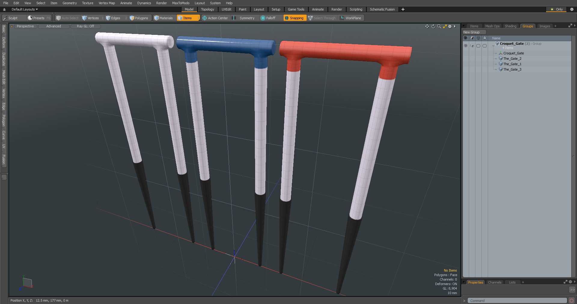 Croquet Gate 3D