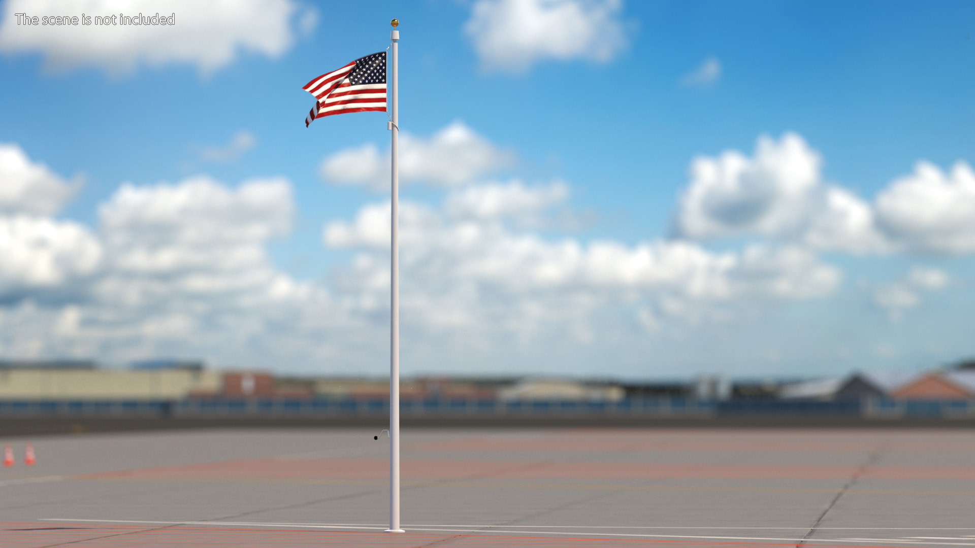 Flag USA Animated 3D