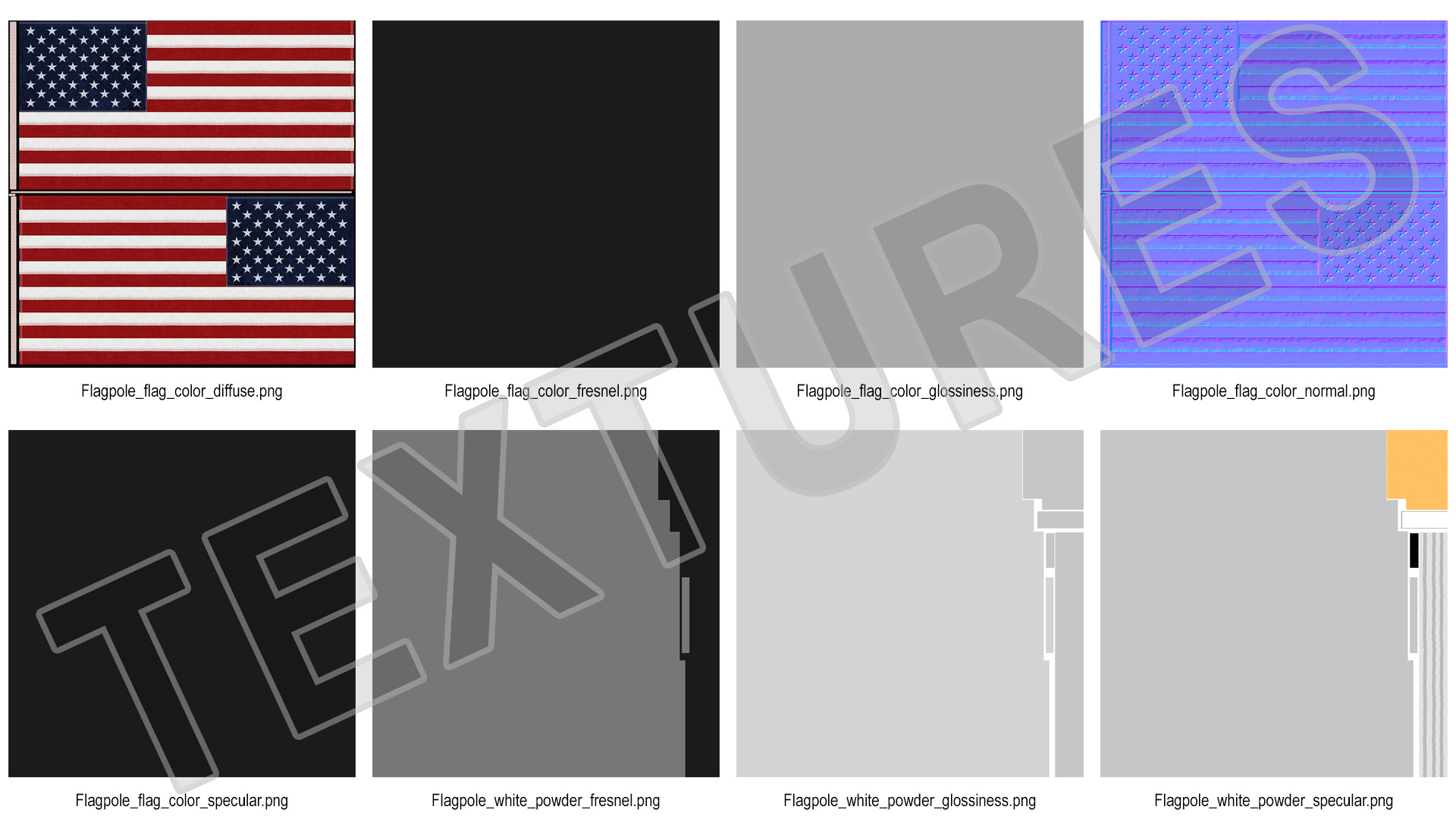 Flag USA Animated 3D