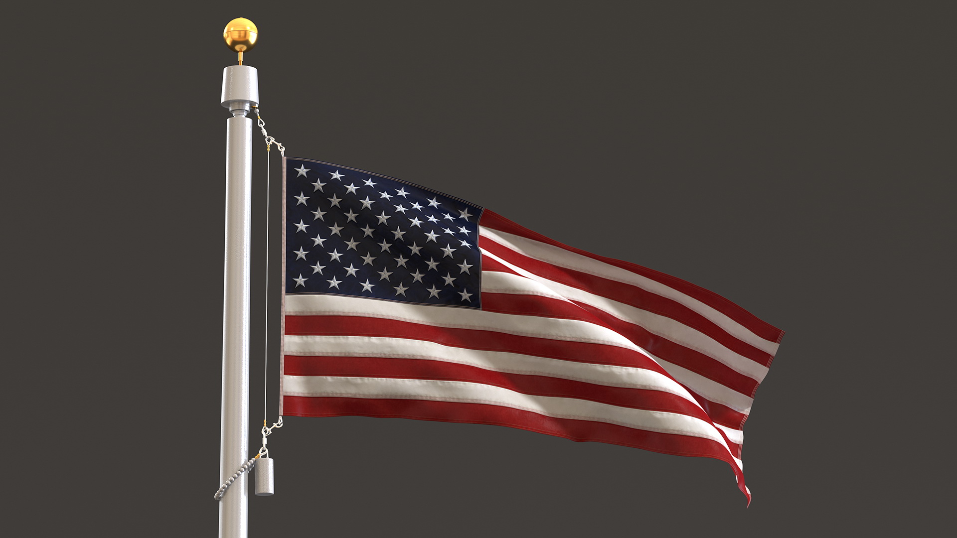 Flag USA Animated 3D
