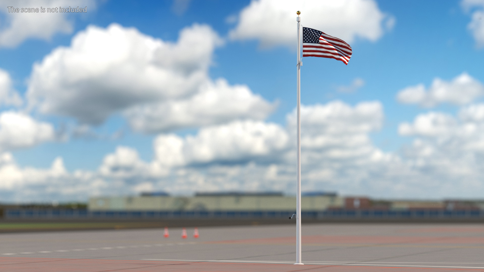 Flag USA Animated 3D