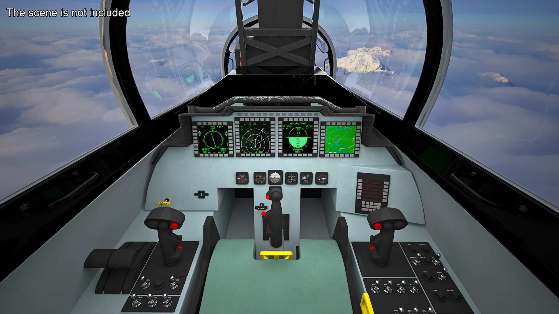 3D F-15 Silent Eagle in Flight Battle Position model