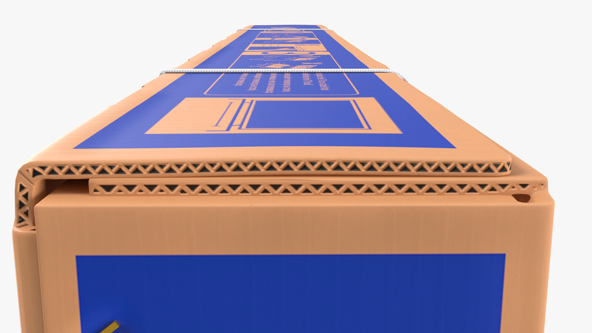 3D 55 Inch TV Packaging Carton Box