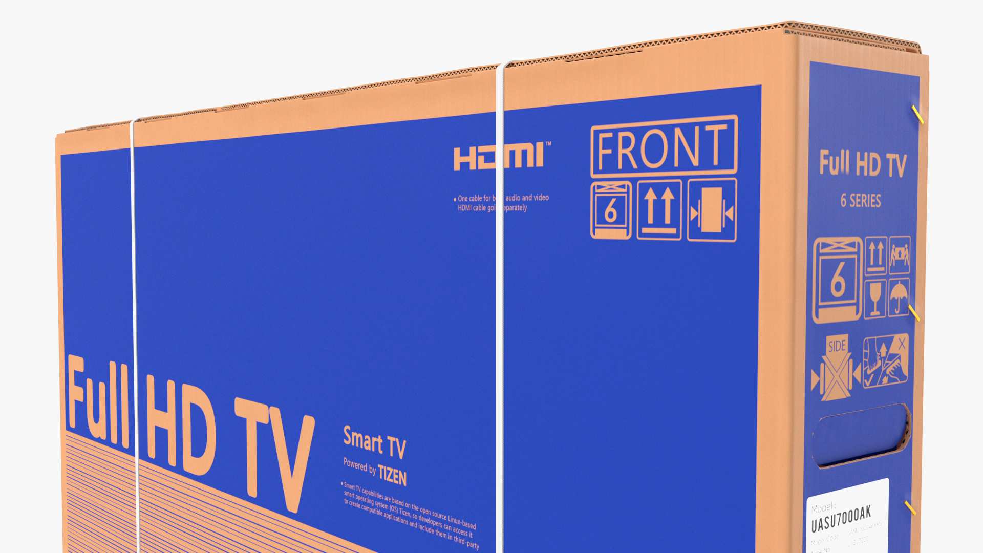 3D 55 Inch TV Packaging Carton Box
