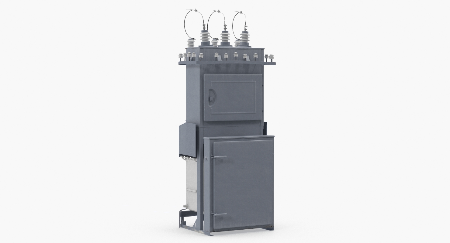 High Voltage Transformer 3D model