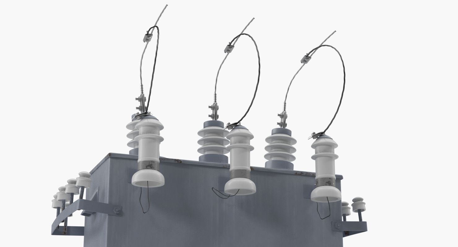 High Voltage Transformer 3D model