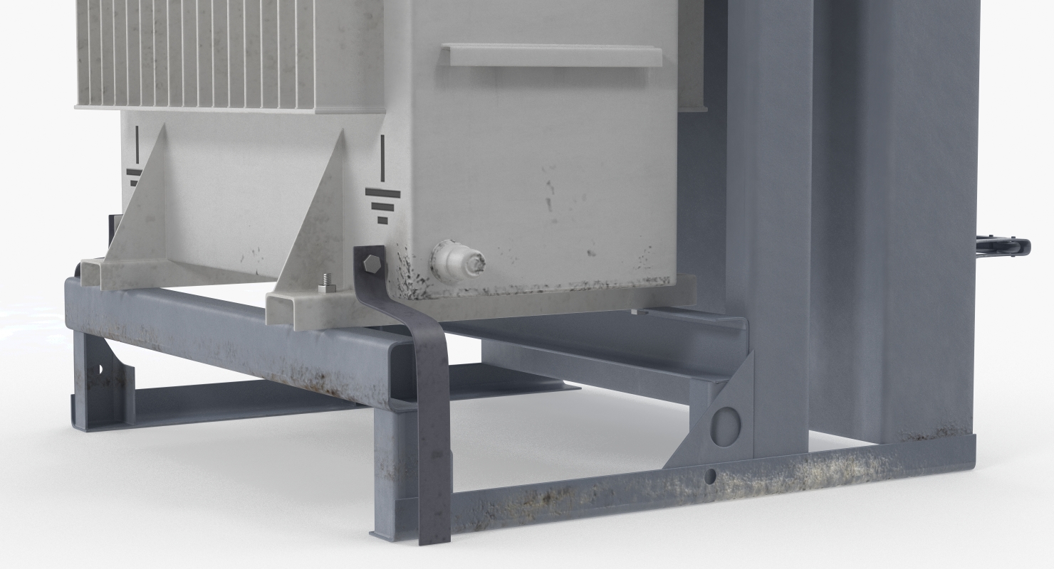 High Voltage Transformer 3D model