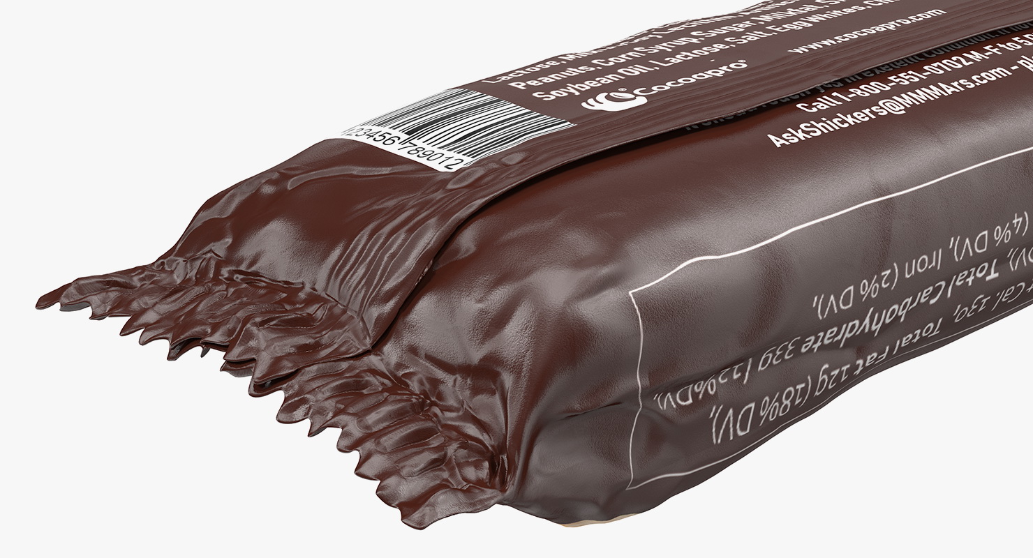 Snickers Chocolate Bar 3D