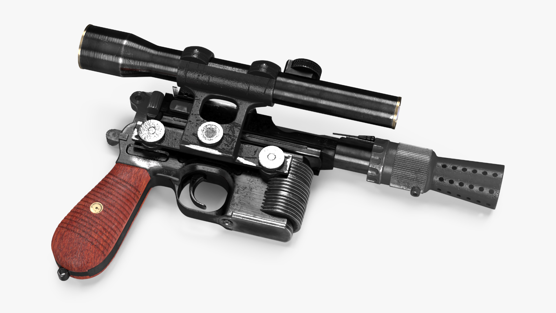 3D Han Solo Blaster