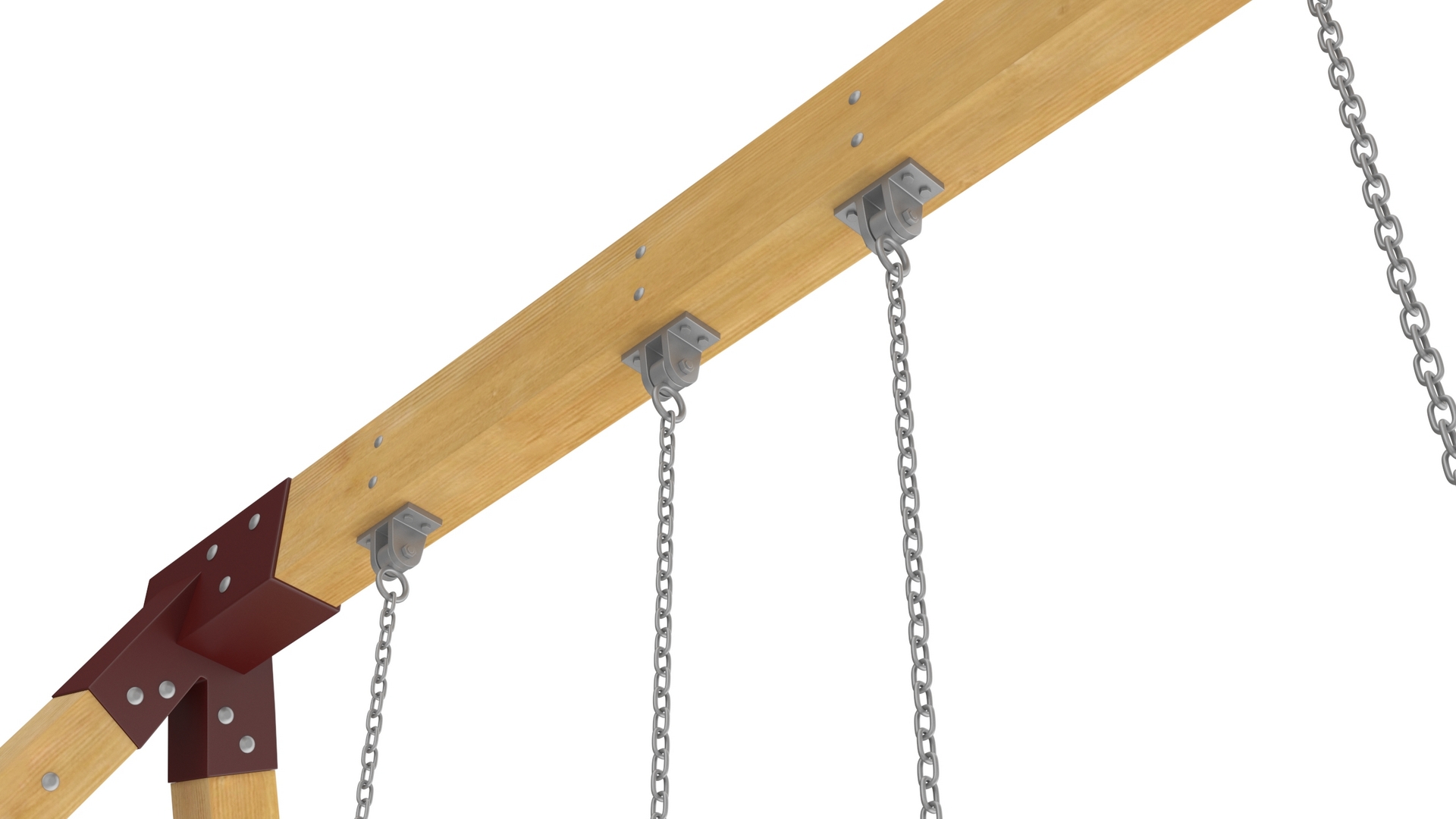 Little Twins on Swing Fur Rigged 3D
