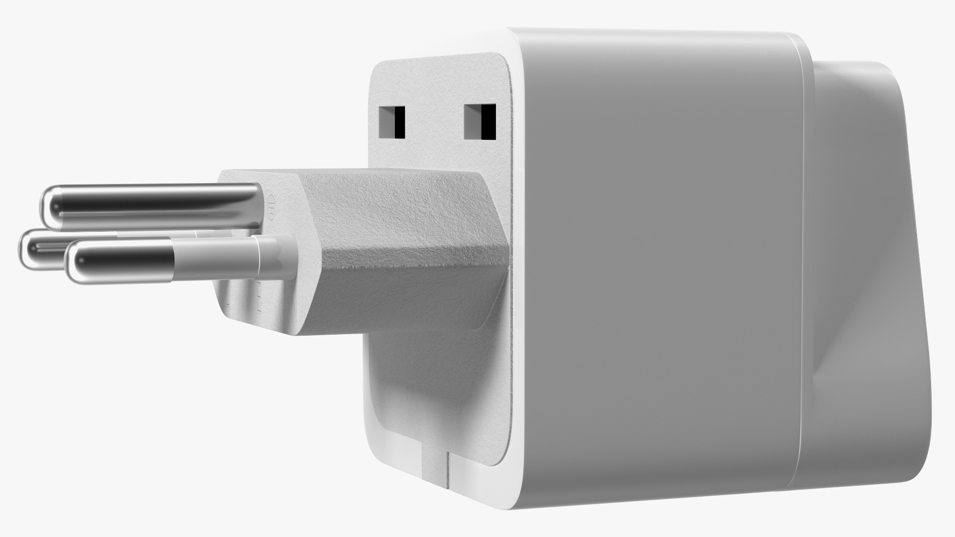 3D model Type N Universal Plug Adapter White