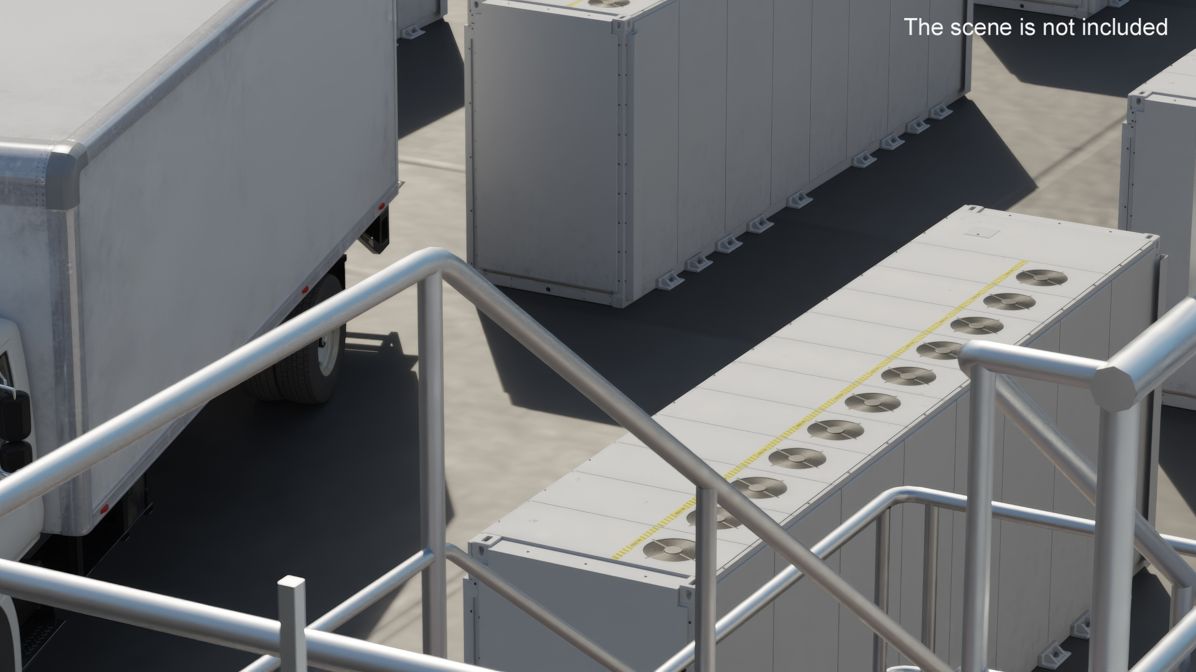 Energy Storage Tesla Megapack 3D model