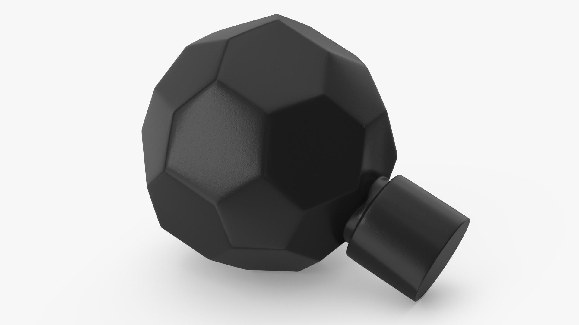 3D Kitchen Cabinet Handle Knob Spherical Black model