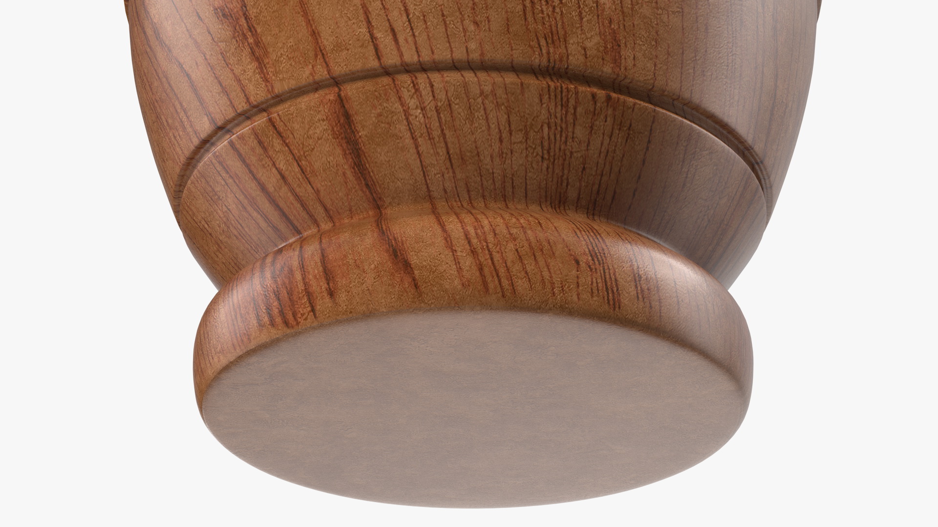 Wood Mortar and Pestle 3D