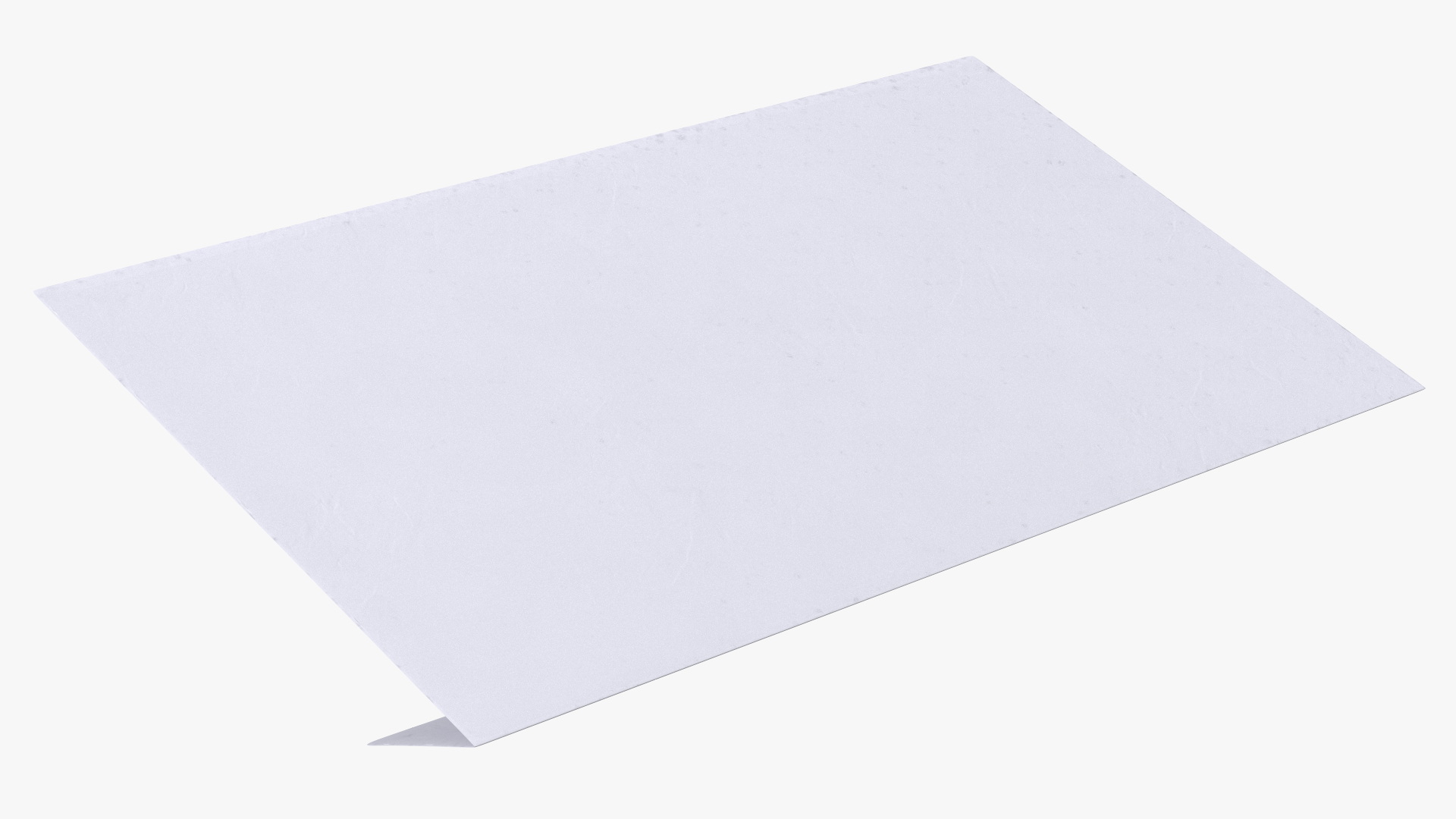 White DL Envelope 3D