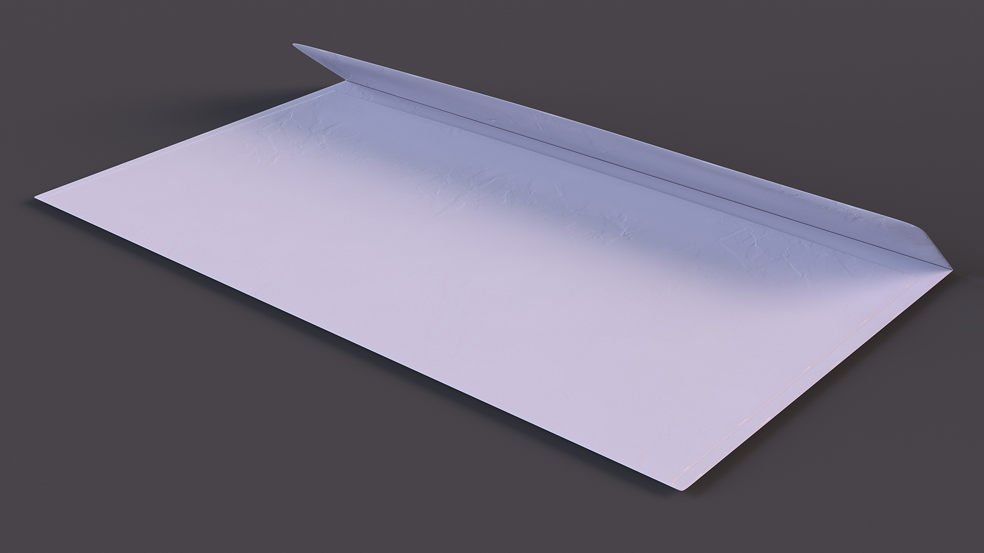 White DL Envelope 3D