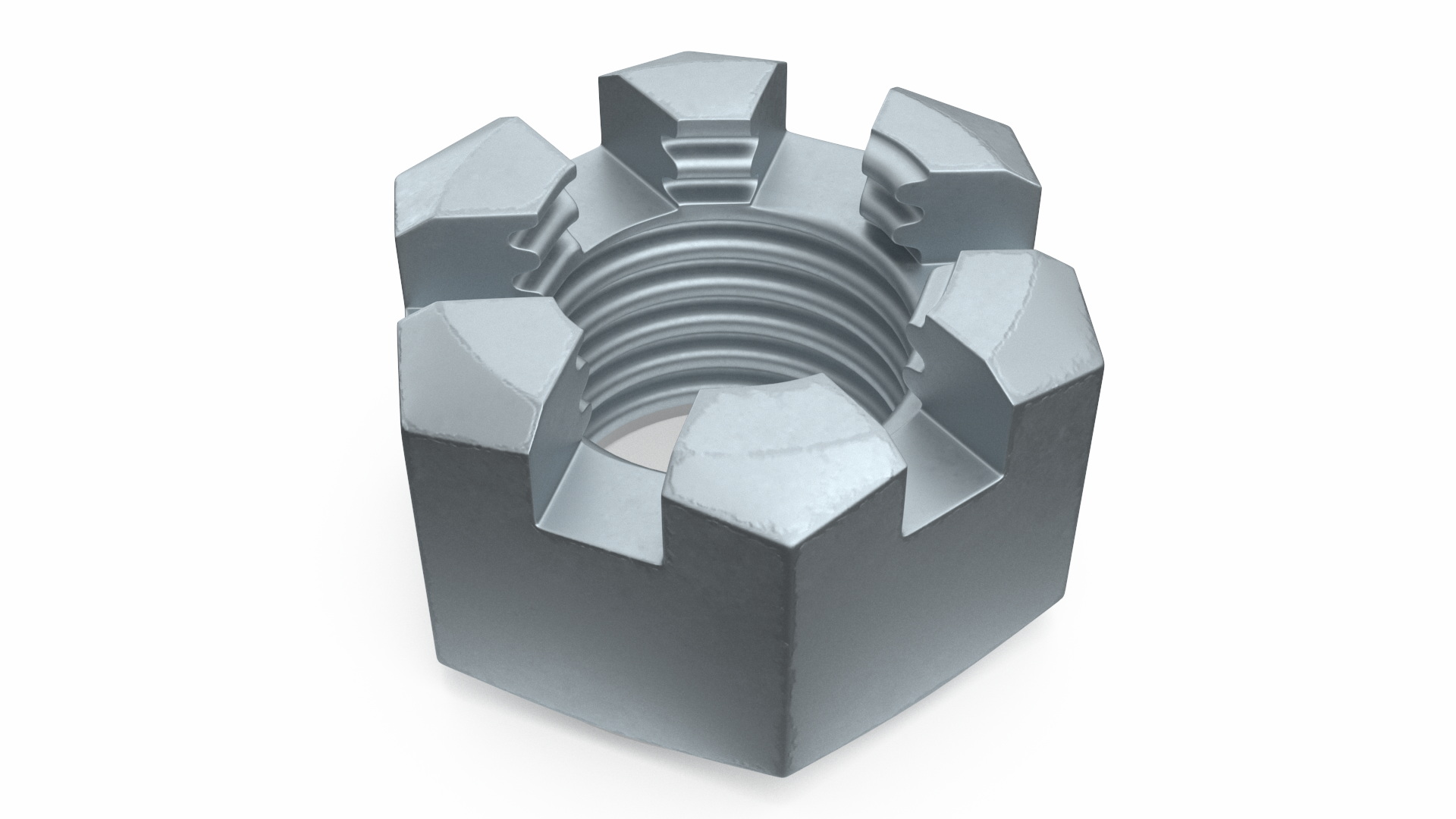 Zinc Steel Nuts Kit 3D model