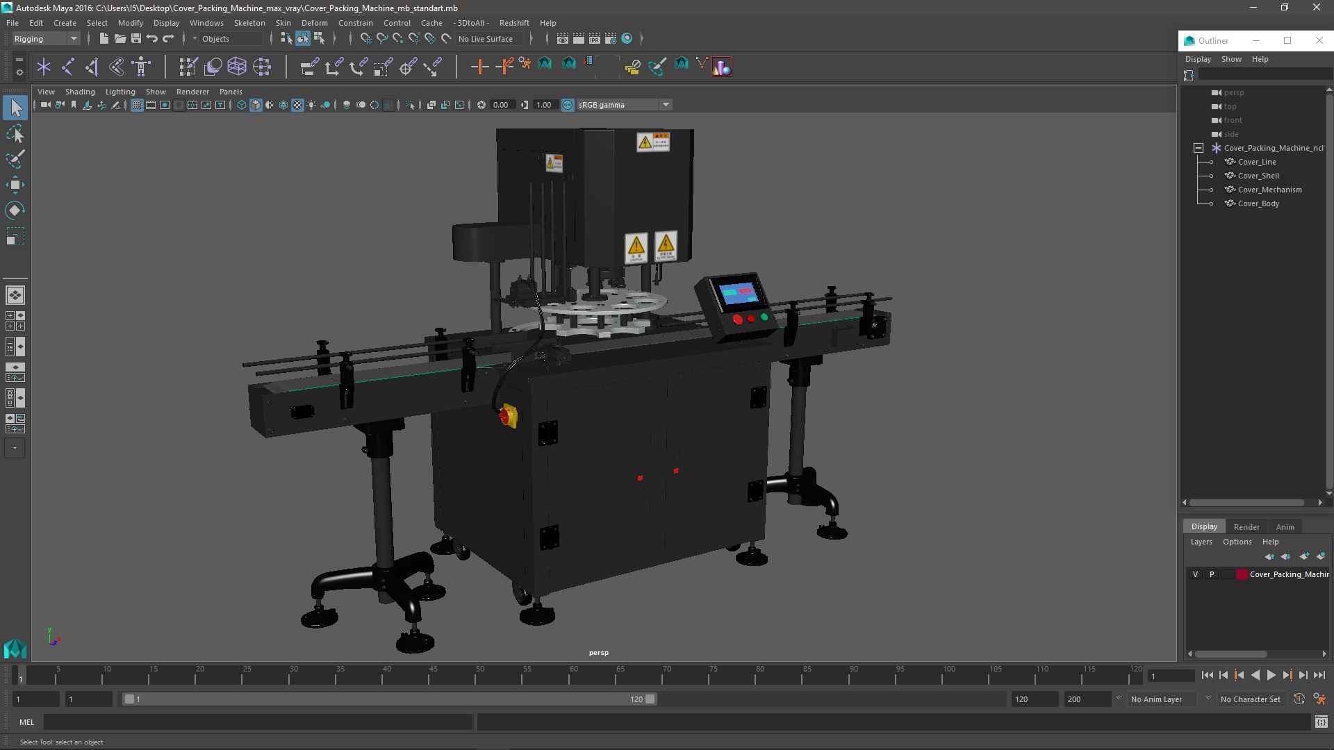 3D Cover Packing Machine