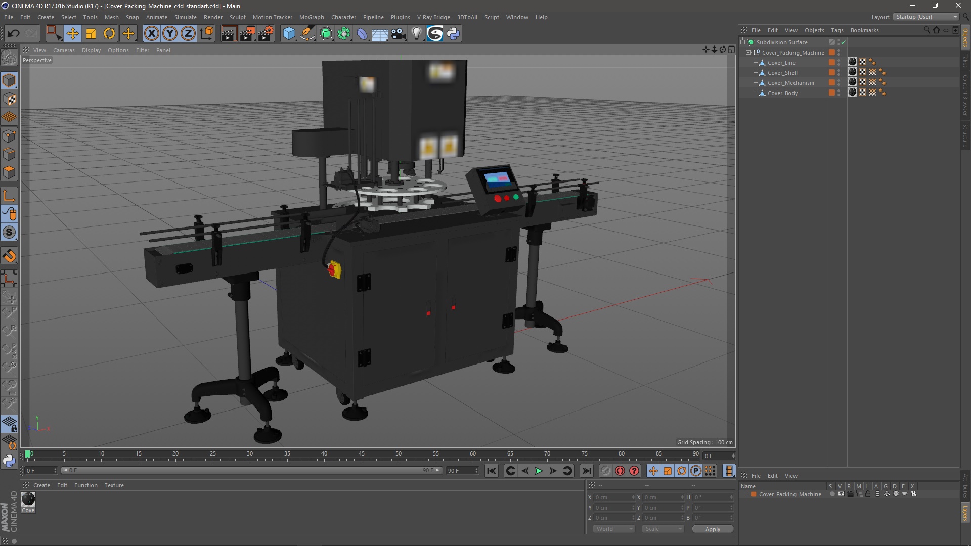 3D Cover Packing Machine