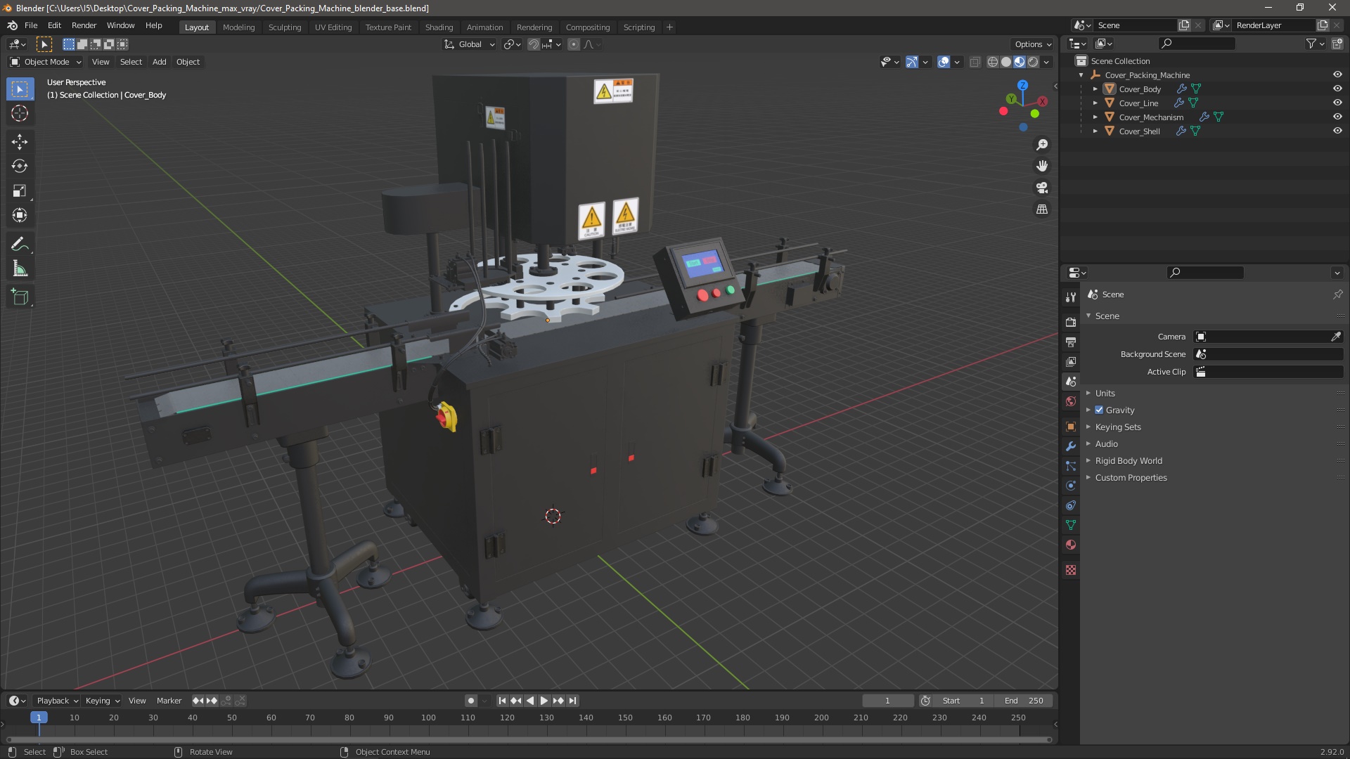 3D Cover Packing Machine