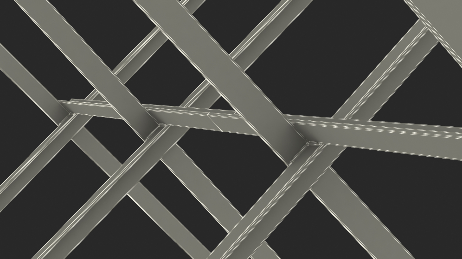 Makeshift Metal Barricade Old 3D model