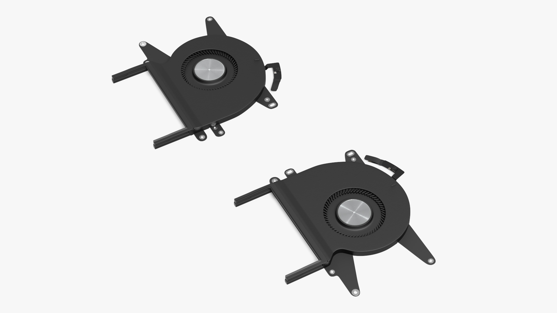 3D model Right and Left Fans of MacBook Pro 14 M2