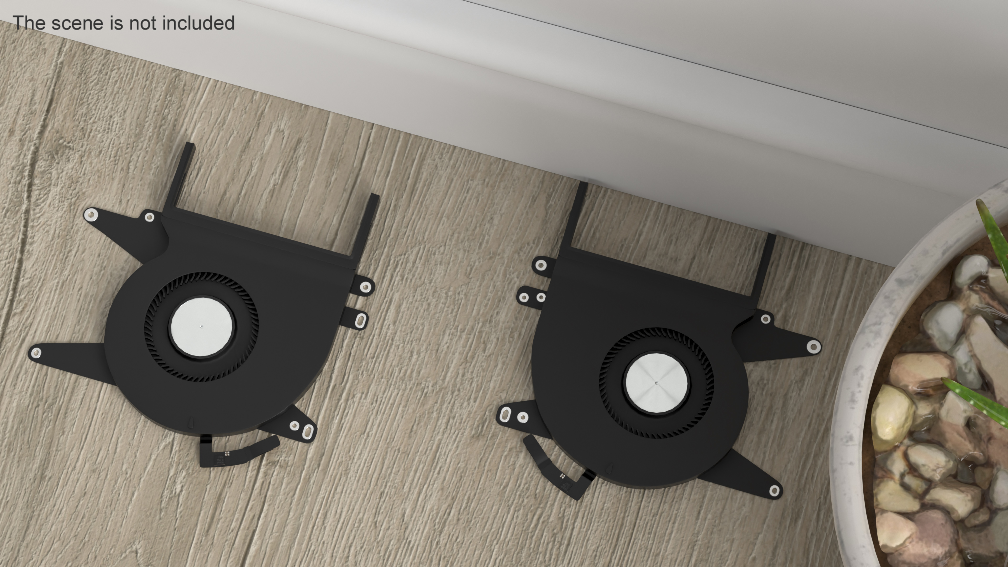 3D model Right and Left Fans of MacBook Pro 14 M2