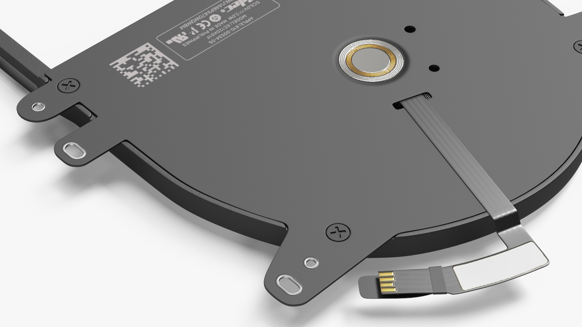 3D model Right and Left Fans of MacBook Pro 14 M2