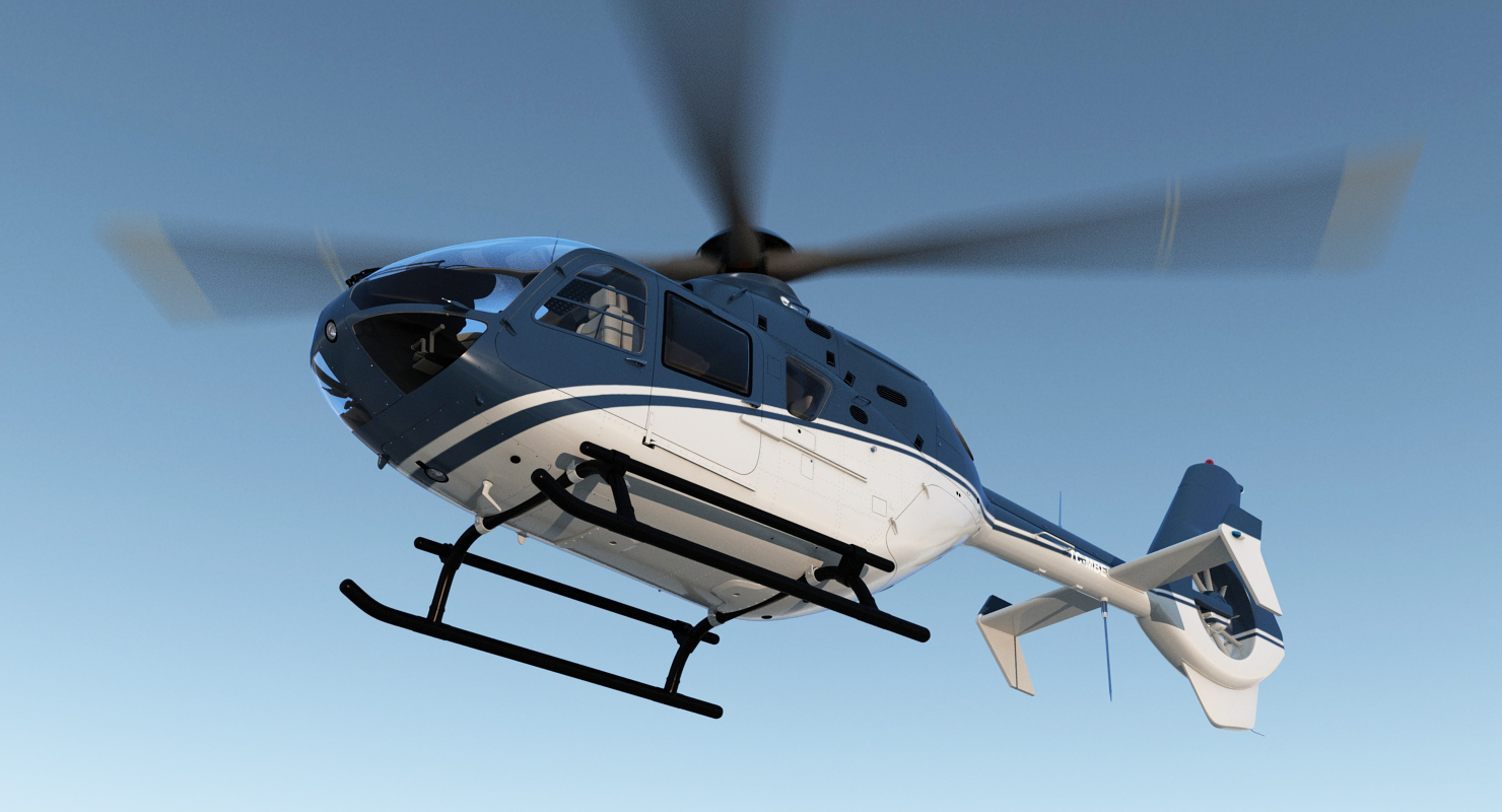 Civil Helicopter Eurocopter EC 135 3D model