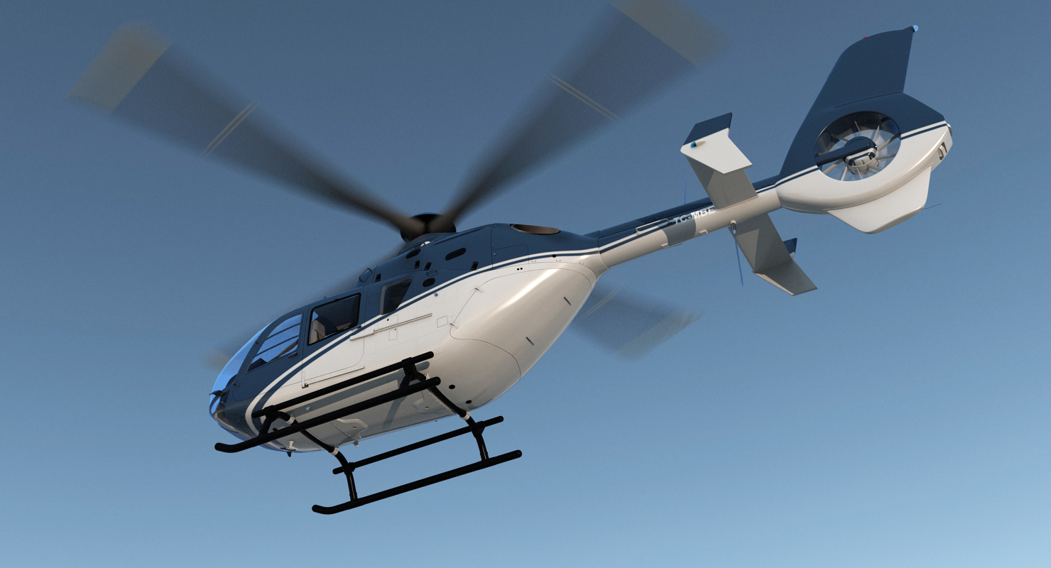Civil Helicopter Eurocopter EC 135 3D model