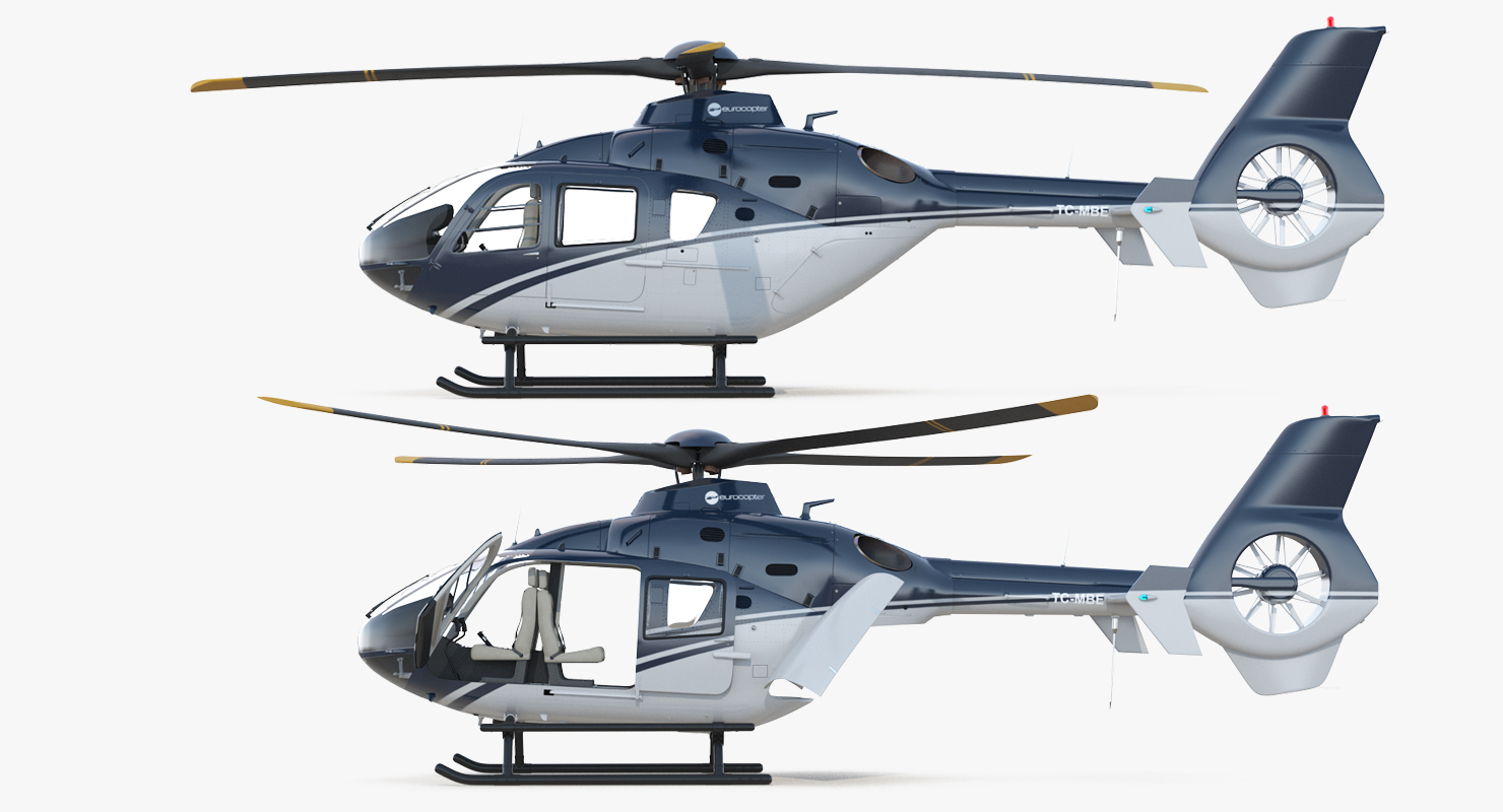 Civil Helicopter Eurocopter EC 135 3D model