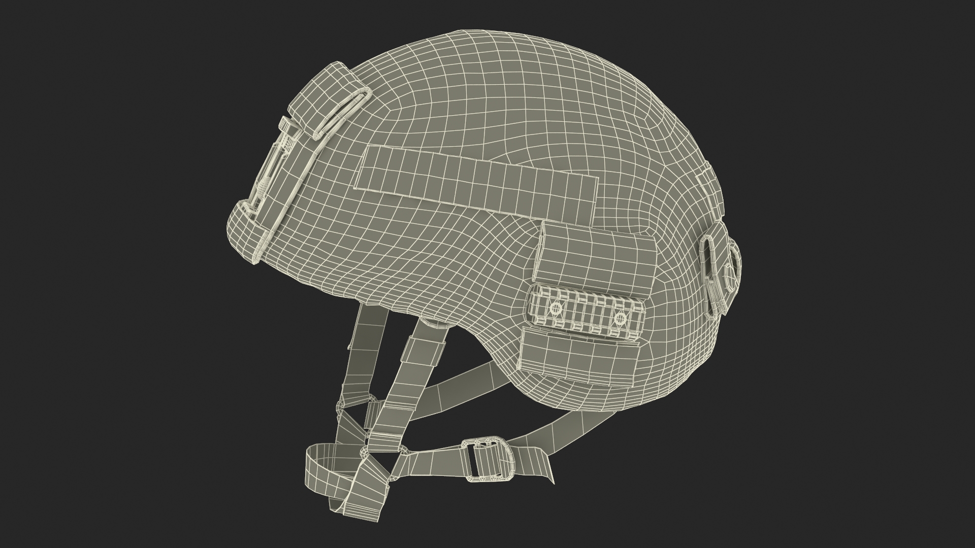 3D model Grass Case Green Helmet Ratnik