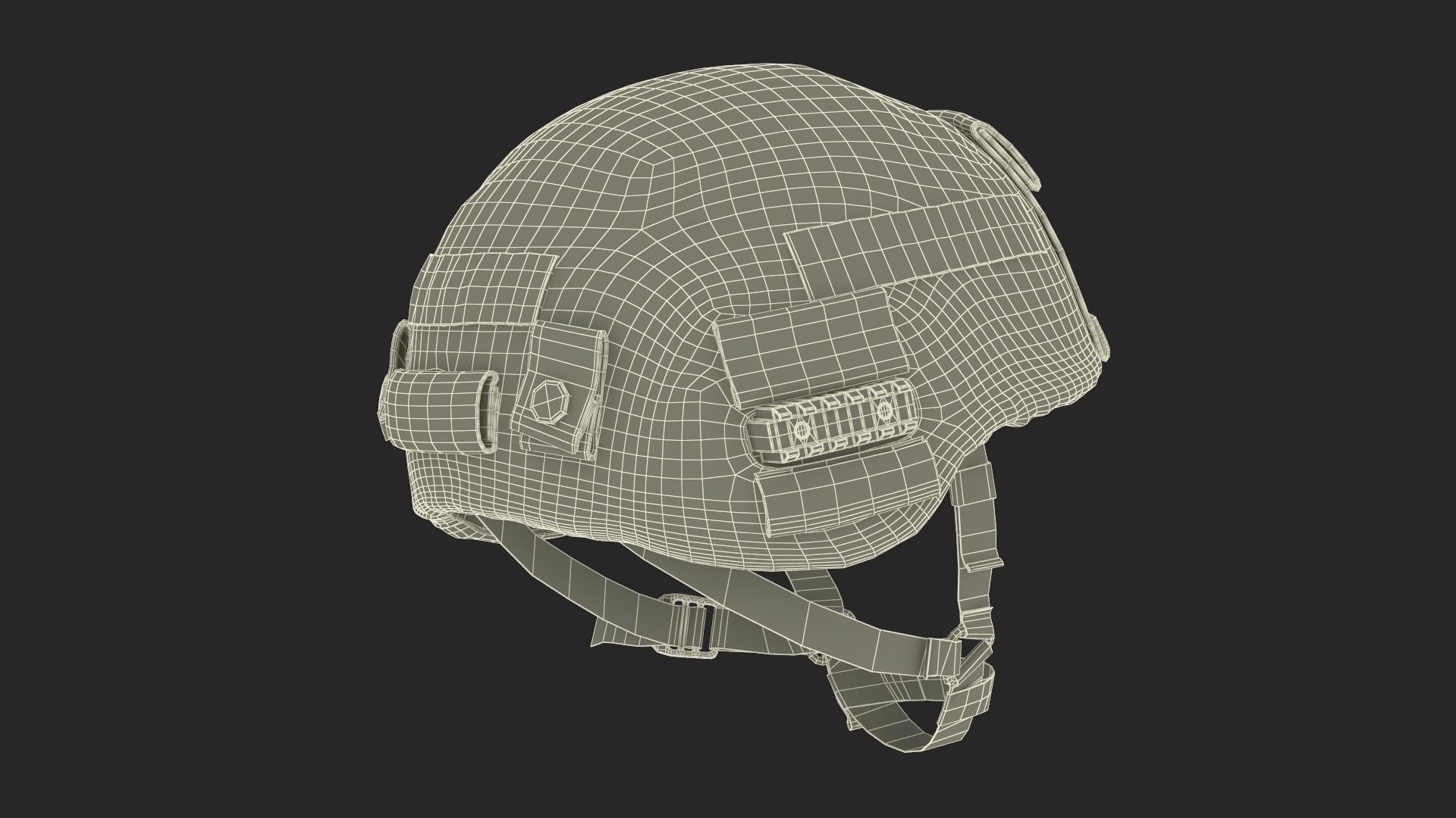 3D model Grass Case Green Helmet Ratnik